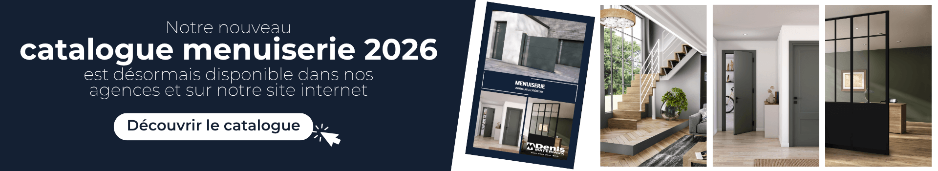 Sortie nouveau catalogue menuiserie 2026