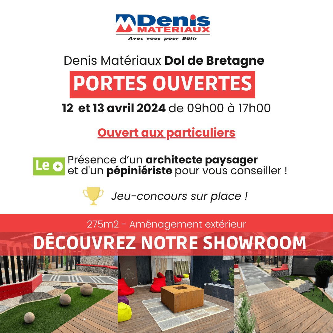 Portes ouvertes &quot;aménagement extérieur&quot; pour les professionnels et particuliers à Dol de Bretagne