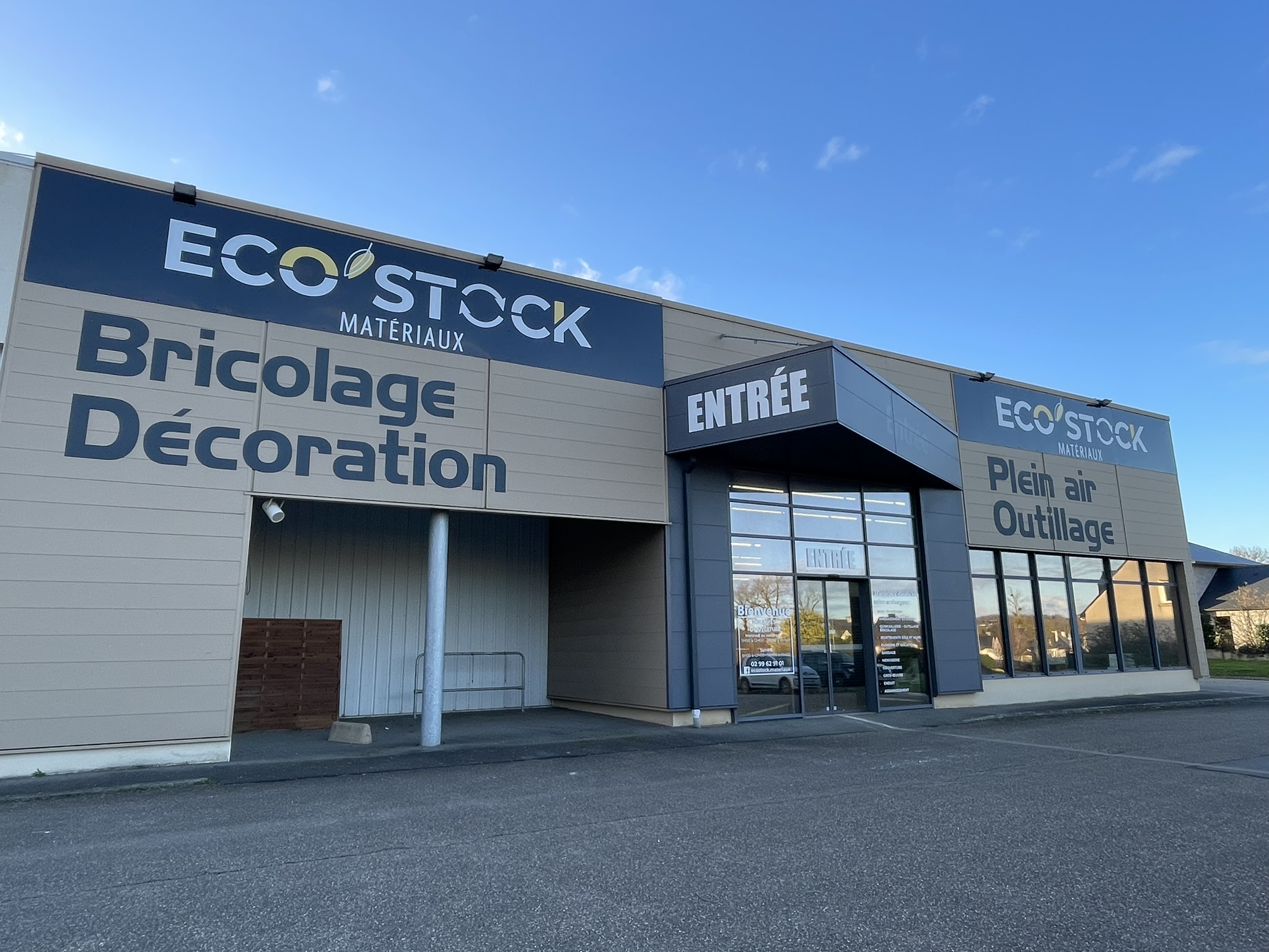 Devanture Ecostock Matériaux