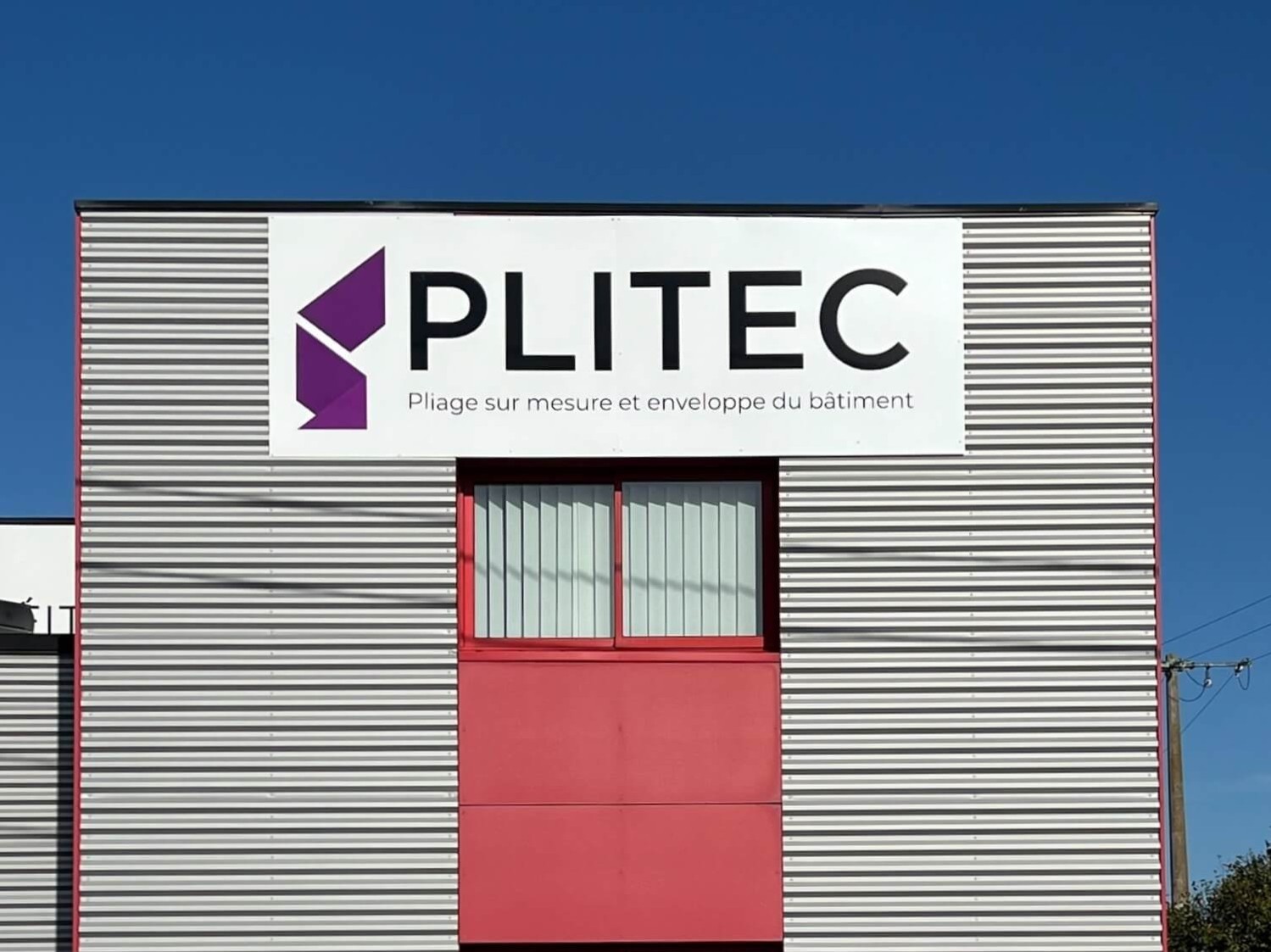 Devanture de Plitec