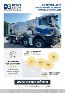 Couverture catalogue Denis Béton 2023