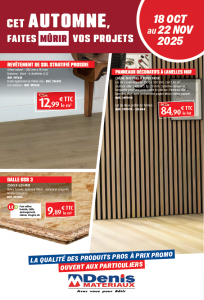 Couverture du catalogue promo automne 2025