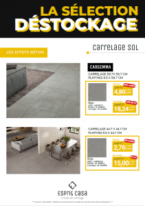 Catalogue déstockage 2026 Esprit Casa